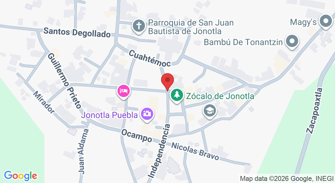 Niños Heroes & Zaragoza, Col Centro, 73530 Jonotla, Pue., Mexico