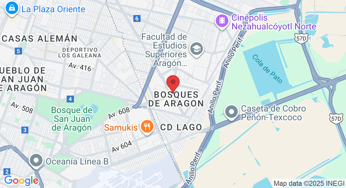 Bosques de los Continentes 172, Bosques de Aragon, 57170 Estado de México, Méx., México