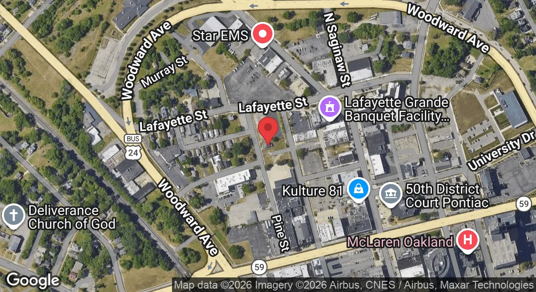 64 Pine St, Pontiac, MI 48342, USA