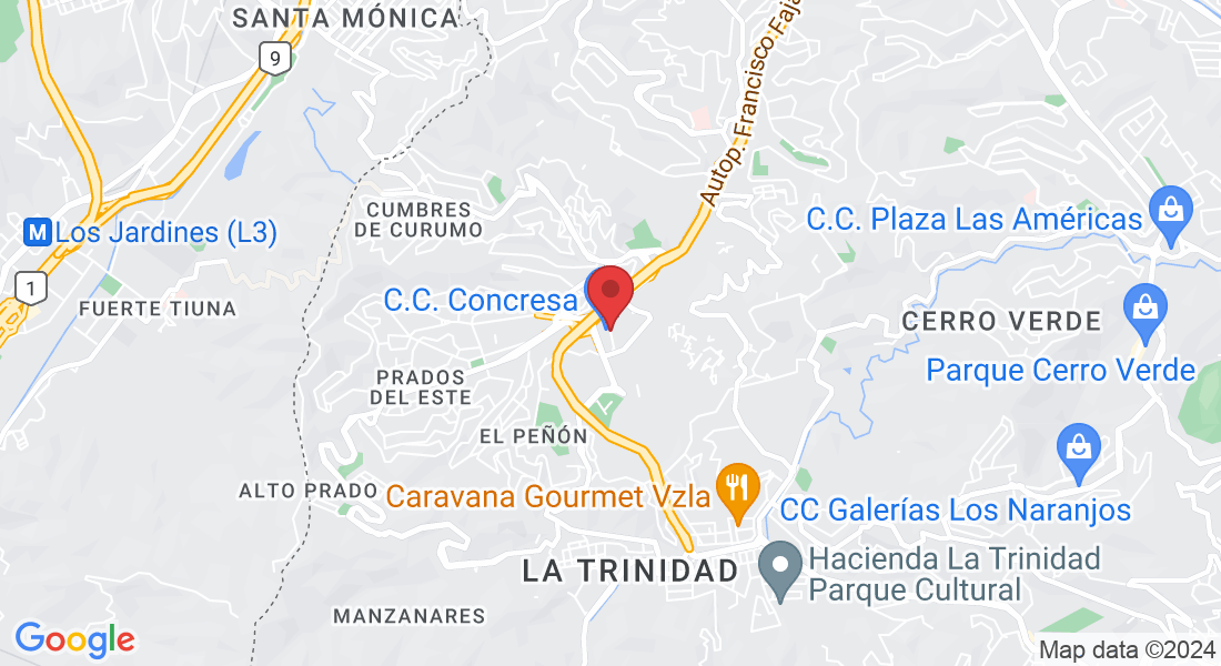 Av. Río Caura, Caracas 1080, Miranda, Venezuela