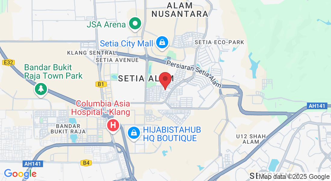 14-1, Jalan Setia Indah Y U13/Y, Setia Alam, 40170 Shah Alam, Selangor, Malaysia