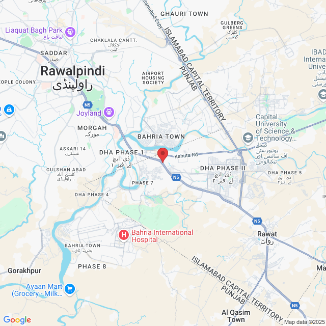 Main GT Road Sawan Camp، G4PG+PJW, Sector A DHA Phase II, Islamabad, Islamabad Capital Territory, Pakistan