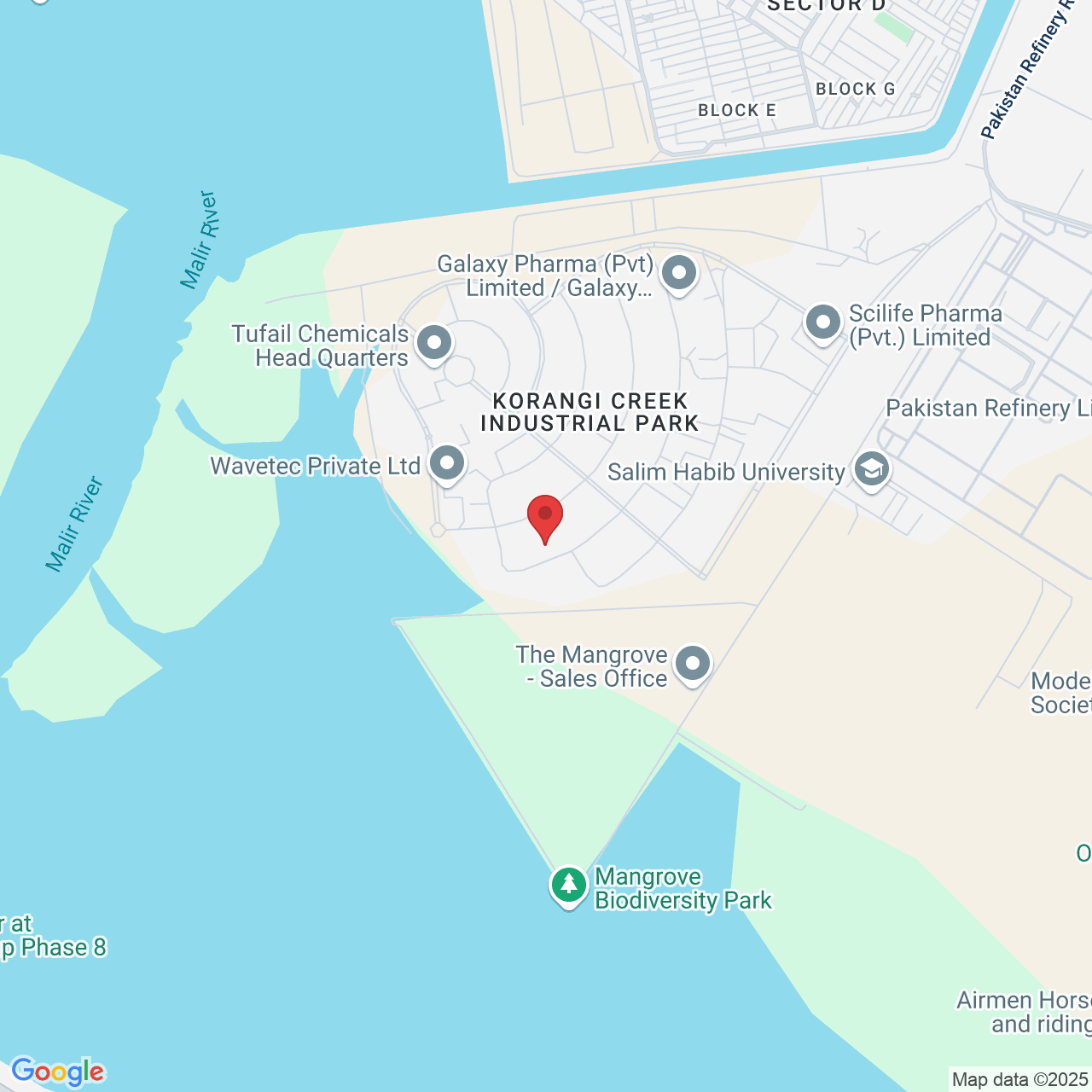 GA 60 - A7، Opp Pakistan Refinery Limited، Korangi Creek Industrial Park, Korangi Creek Industrial Park Road, Korangi Creek Industrial Park Korangi Creek, Karachi, Karachi City, Sindh 74900, Pakistan
