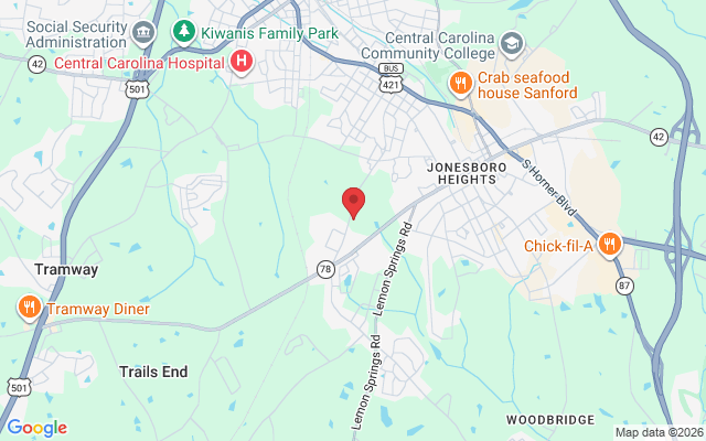 Lilford St, Sanford, NC 27330, USA