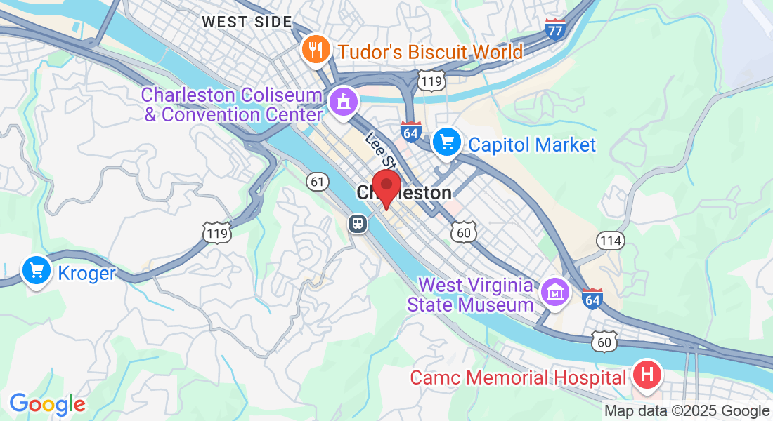 1001 Virginia St E suite 100, Charleston, WV 25301, USA