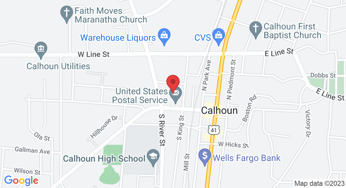 120 N King St, Calhoun, GA 30701, USA