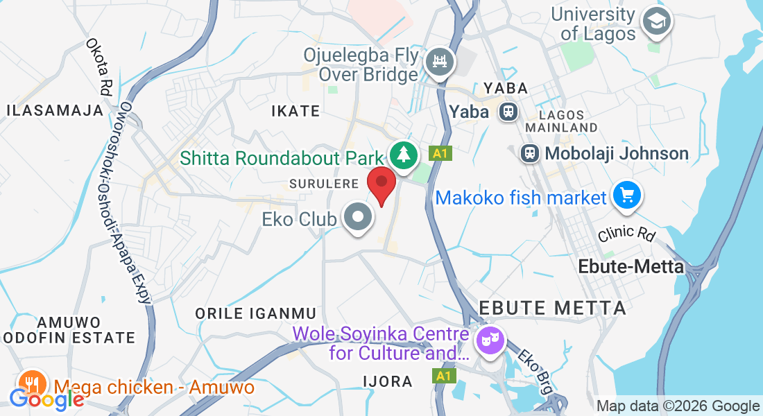 22 Tafawa Balewa Cres, off Adeniran Ogunsanya, Street, Lagos 101014, Lagos, Nigeria