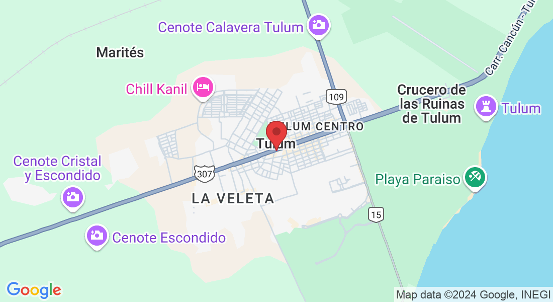 Av. Tulum Mz 5, Lt 1 , local 21, Tulum Centro, 77766 Tulum, Q.R., Mexico