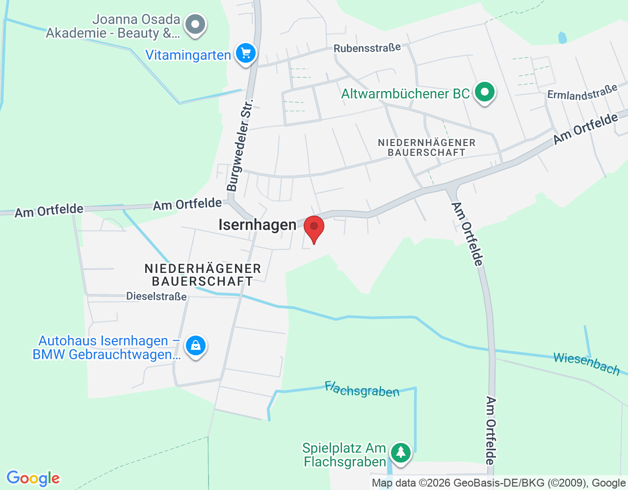 Am Ortfelde 22A, 30916 Isernhagen, Germany