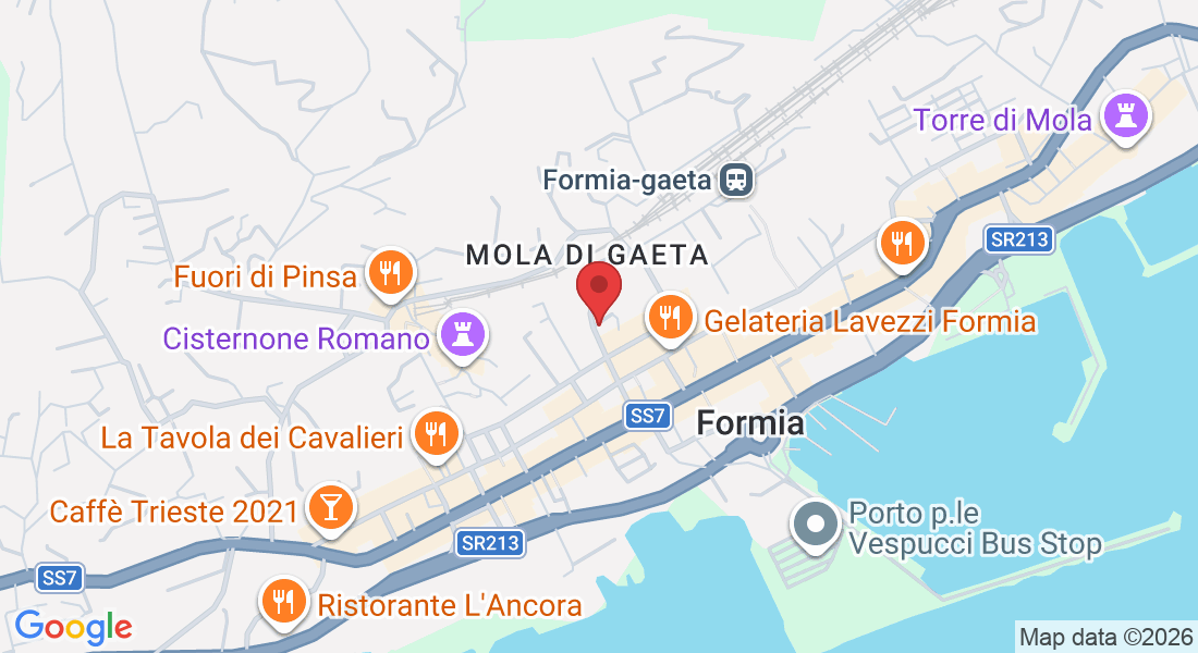 Via XXIV Maggio, 34, 04023 Formia LT, Italia