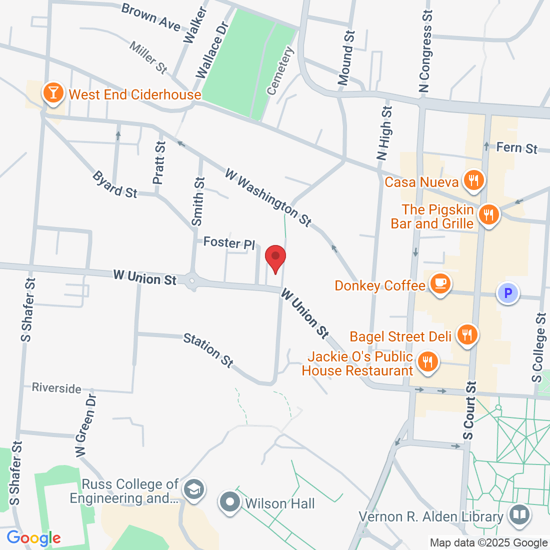 120 W Union St, Athens, OH 45701, USA