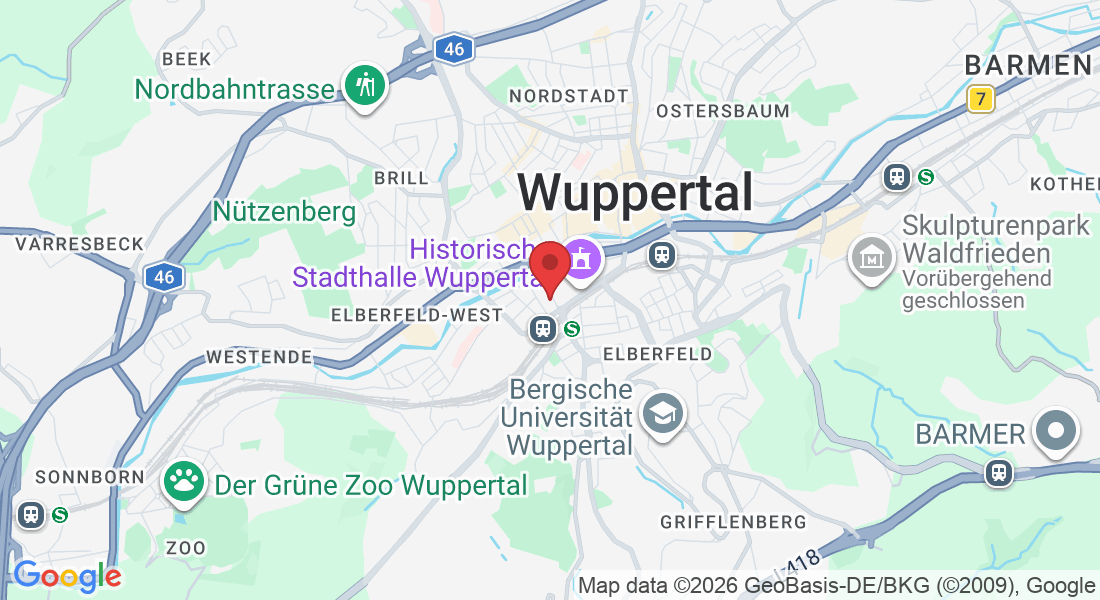 Südstraße 26, 42103 Wuppertal, Deutschland