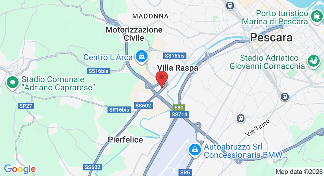 Viale Europa, 128, 65010 Spoltore PE, Italia