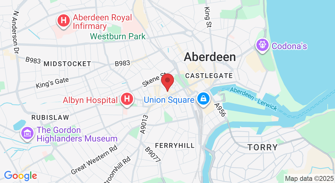 27 Huntly St, Aberdeen AB10, UK