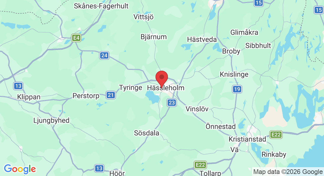 Helsingborgsvägen 6, 281 49 Hässleholm, Sweden