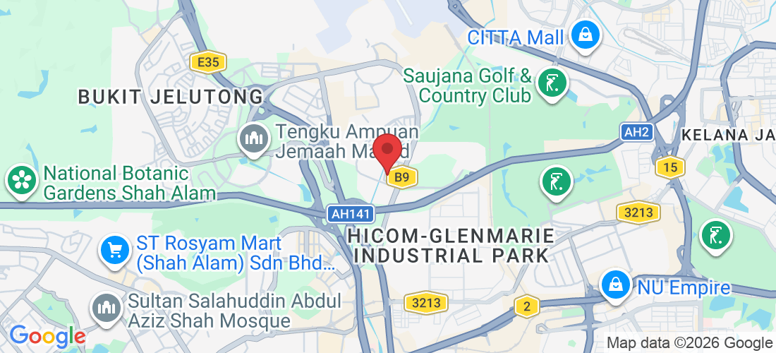 No 20 ground floor, Jalan Opera B U2/B, Taman TTDI Jaya, 40150 Shah Alam, Selangor, Malaysia