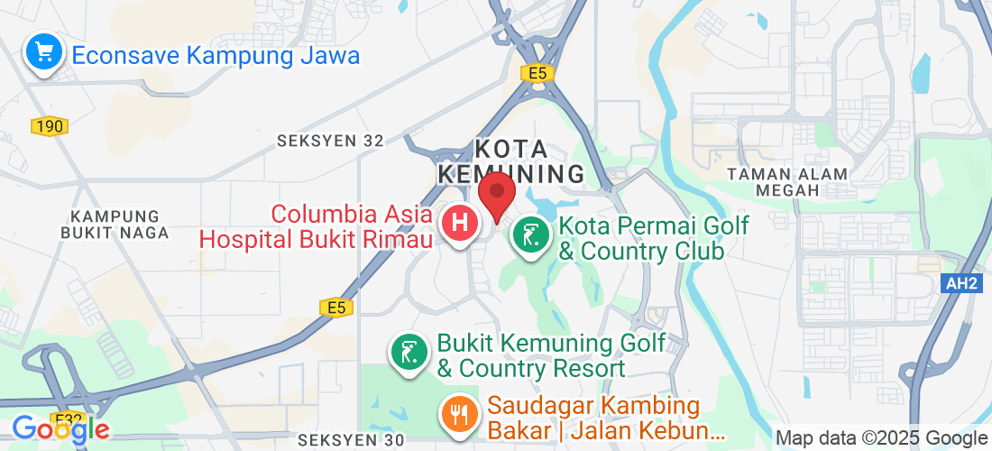 1-11-1, 14, Persiaran Anggerik Vanilla, Kota Kemuning, 40460 Shah Alam, Selangor, Malaysia