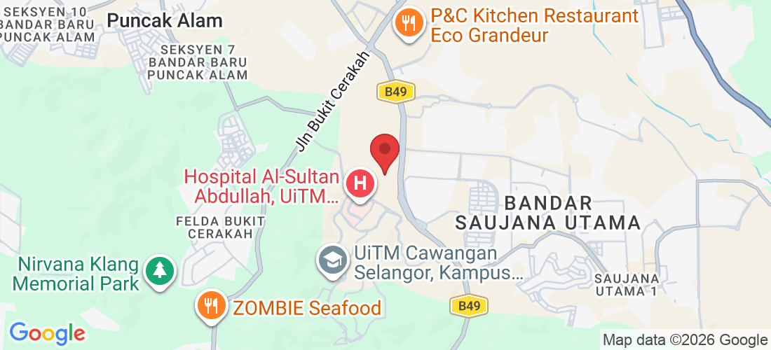 Hillpark Avenue, 4, Jln Hillpark 11/5, Pusat Perdagangan Hillpark, 42300 Puncak Alam, Selangor, Malaysia