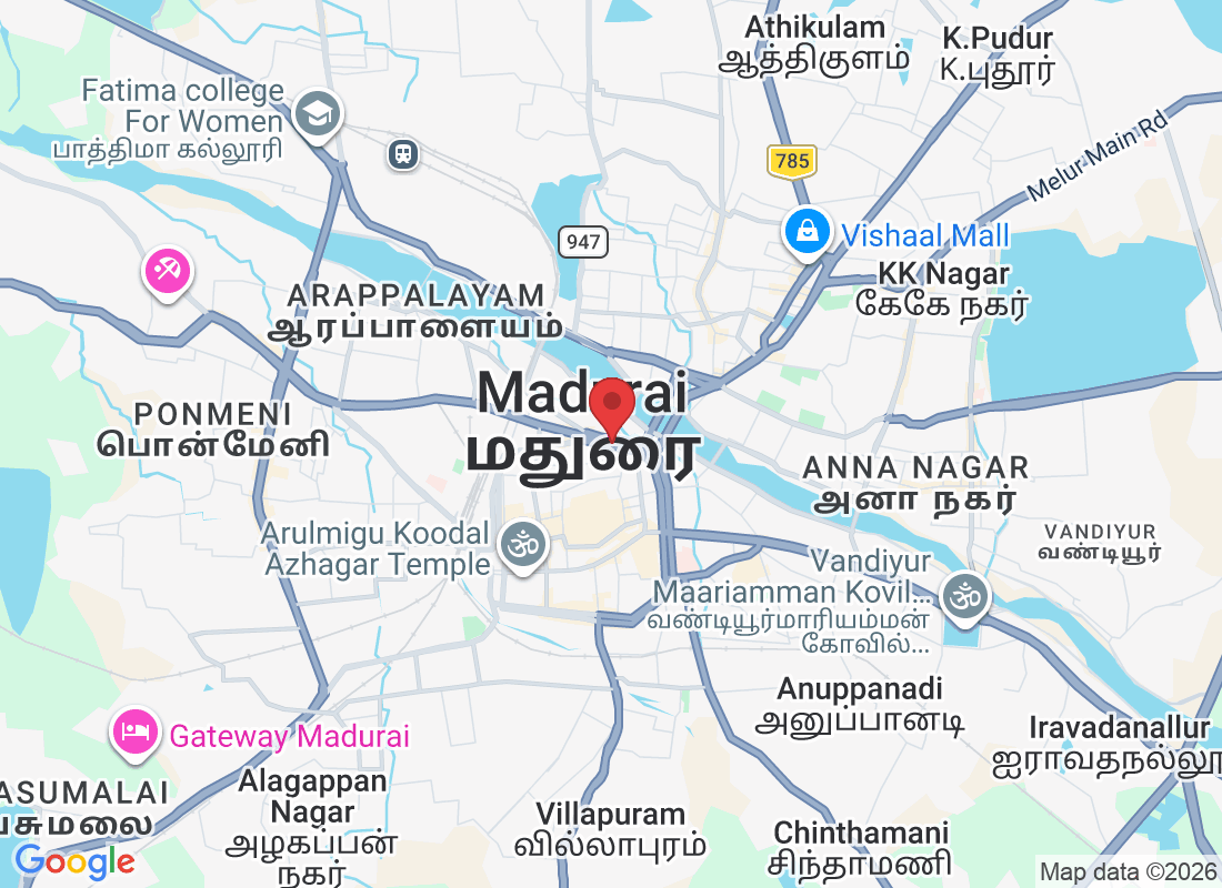 Towards Periyar, 105, Vakkil New St, opp. to Bus stop, Simmakkal, Madurai Main, Madurai, Tamil Nadu 625001, India