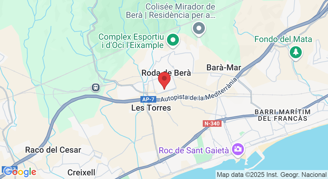 Carrer Bonaigua, 20, 43883 Roda de Berà, Tarragona, España