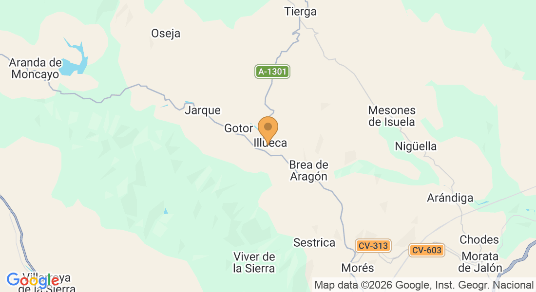 Carr. de Aranda, 20, 50250 Illueca, Zaragoza, España
