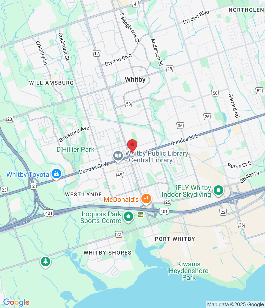 114 Dundas St E #201, Whitby, ON L1N 2H7, Canada