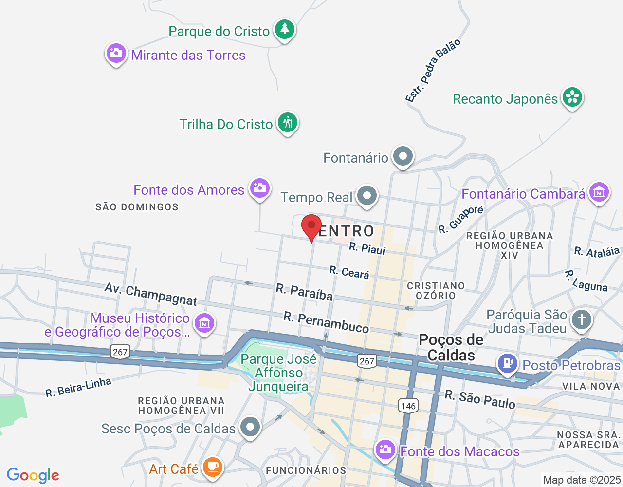 R. Goiás, 136 - Centro, Poços de Caldas - MG, 37701-005, Brasil