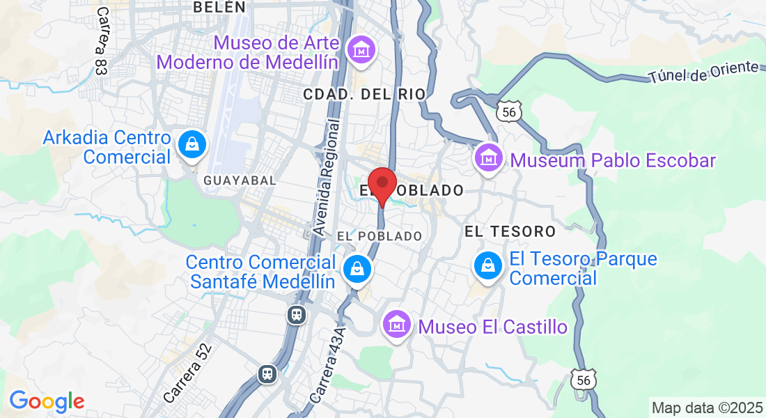 Cl. 7 #39-290, El Poblado, Medellín, El Poblado, Medellín, Antioquia, Colombia