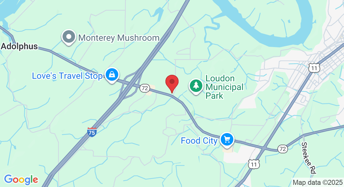 10058 TN-72, Loudon, TN 37774, USA