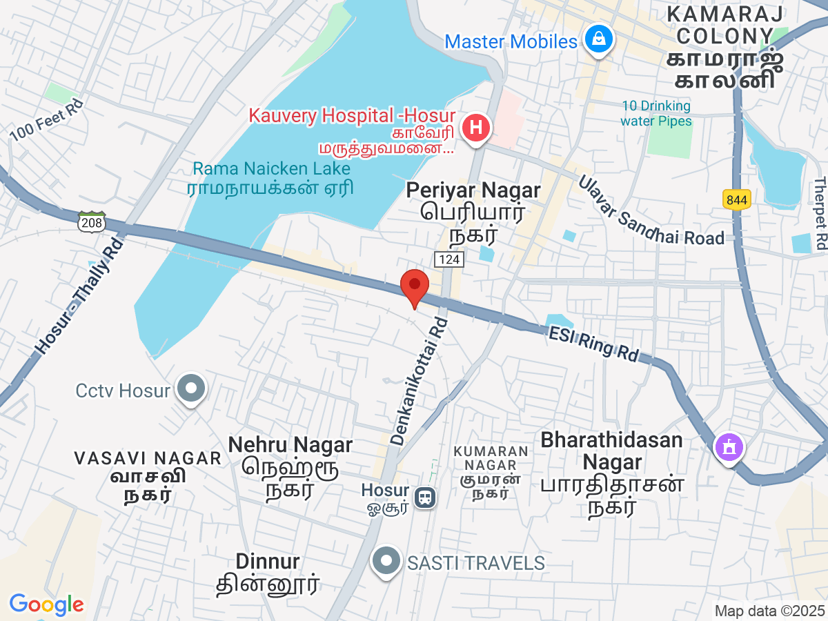 Ground Floor, 17/D4, 6th Cross, opp. R.C Church, Shanthi Nagar West, Hosur, Tamil Nadu 635109, India