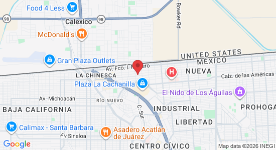 Av. Alvaro Obregon 927, Segunda, 21100 Mexicali, B.C., México