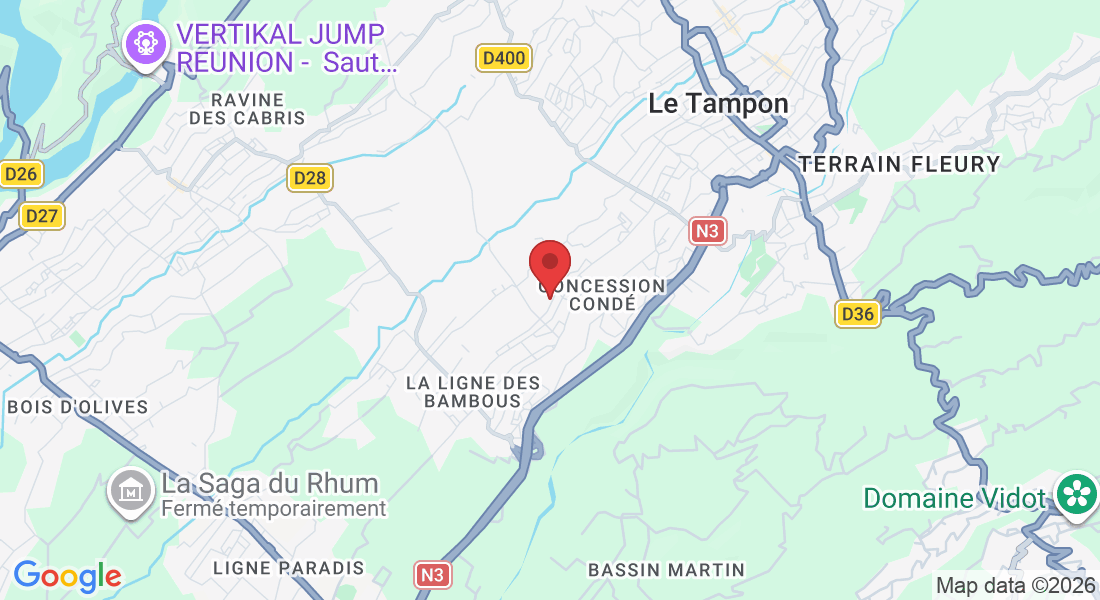 19 Chem. Jacques Duclos, St Pierre 97432, La Réunion