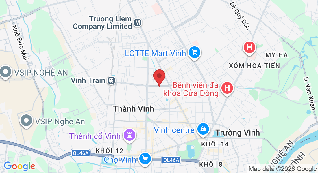 28 Nguyễn Sỹ Sách, Hưng Bình, Vinh, Nghệ An, Việt Nam