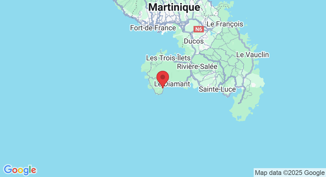 Anse Cafard, Le Diamant 97223, Martinique