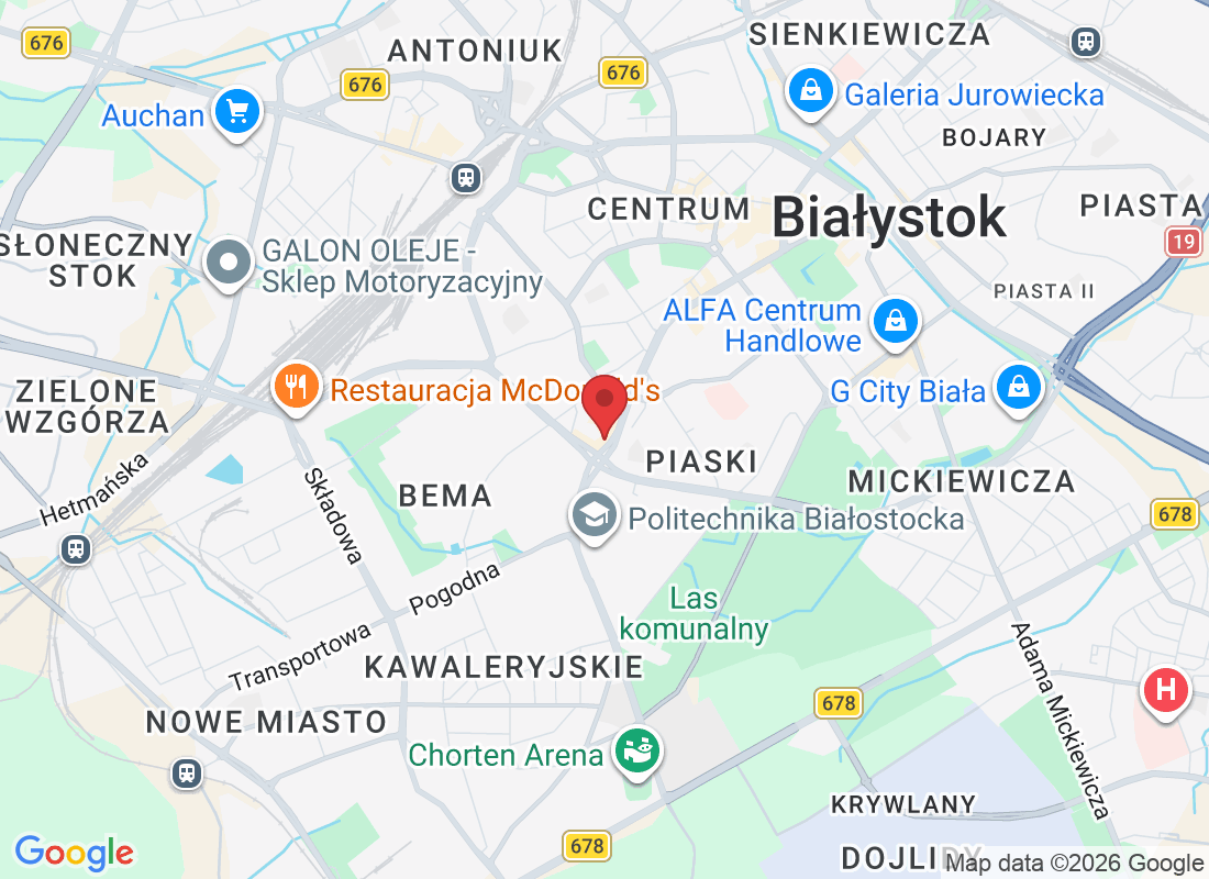 Prezydenta Ryszarda Kaczorowskiego 14/lok. 12, 15-375 Białystok, Polska