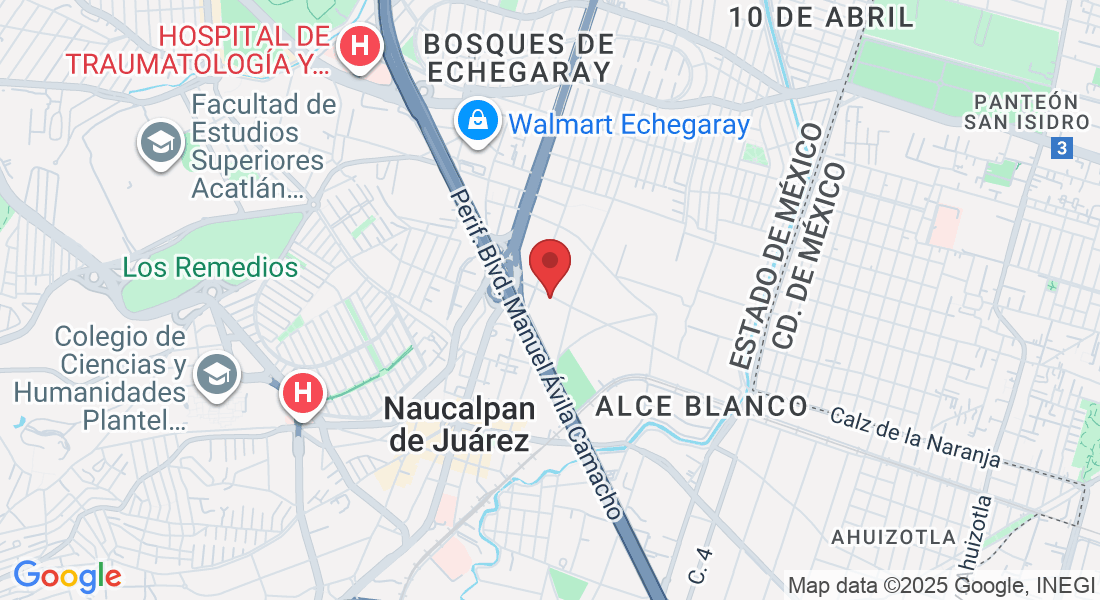 Calle Calz. de la Naranja 168, Alce Blanco, 53370 Naucalpan de Juárez, Méx., México