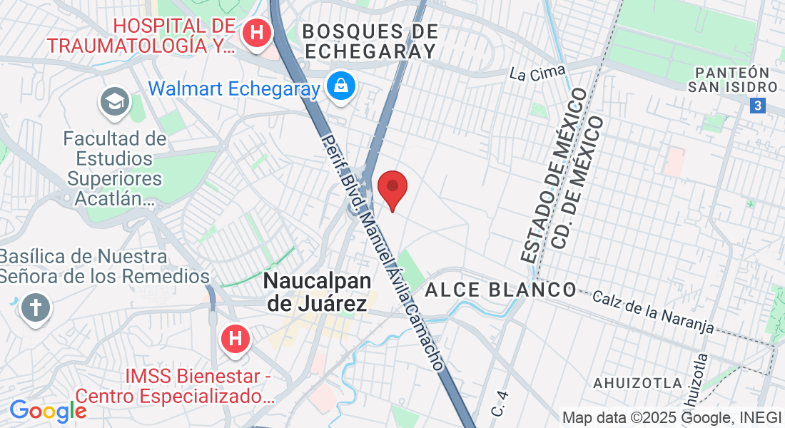 Calle Calz. de la Naranja 168, Alce Blanco, 53370 Naucalpan de Juárez, Méx., México