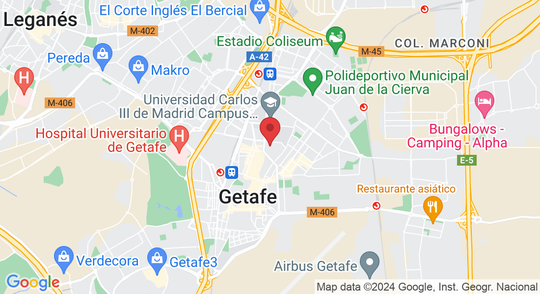 Pl. de Carlos III, 1, local 1, 28903 Getafe, Madrid, España