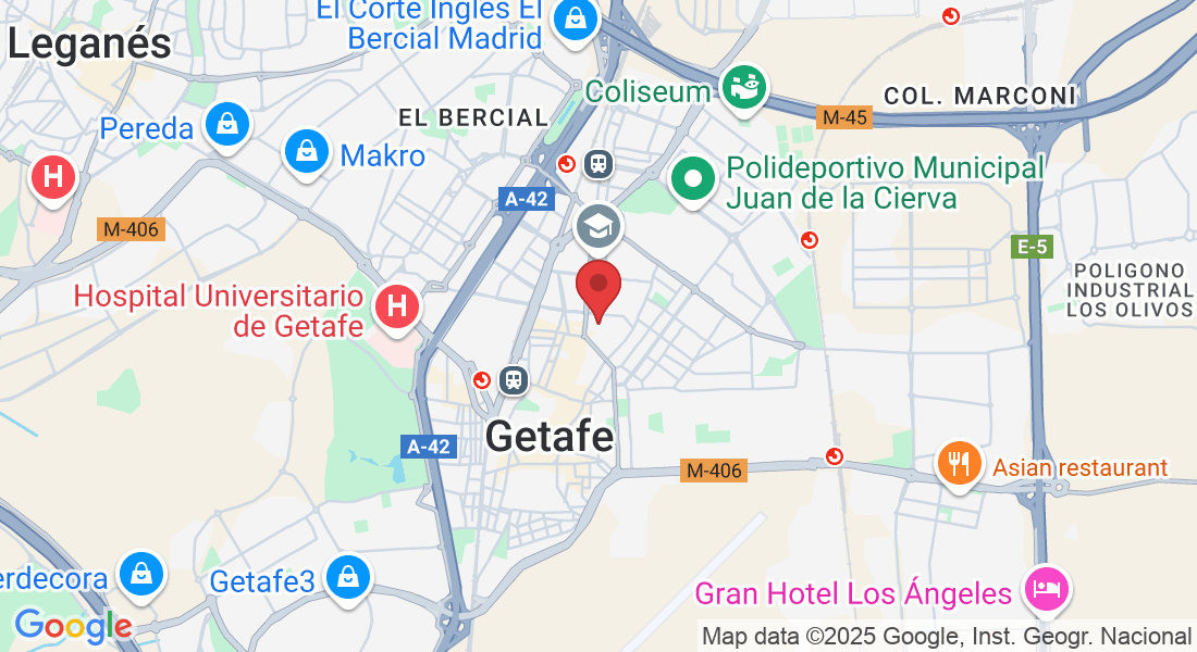 Pl. de Carlos III, 1, local 1, 28903 Getafe, Madrid, España