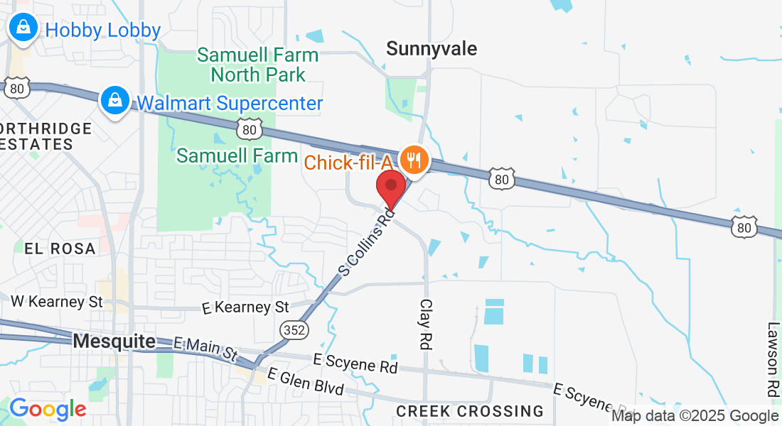 222 S Collins Rd suite 101, Sunnyvale, TX 75182, USA