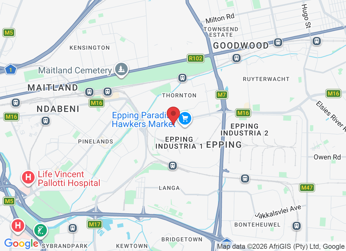 100 Gunners Cir, Epping, Cape Town, 7475, South Africa