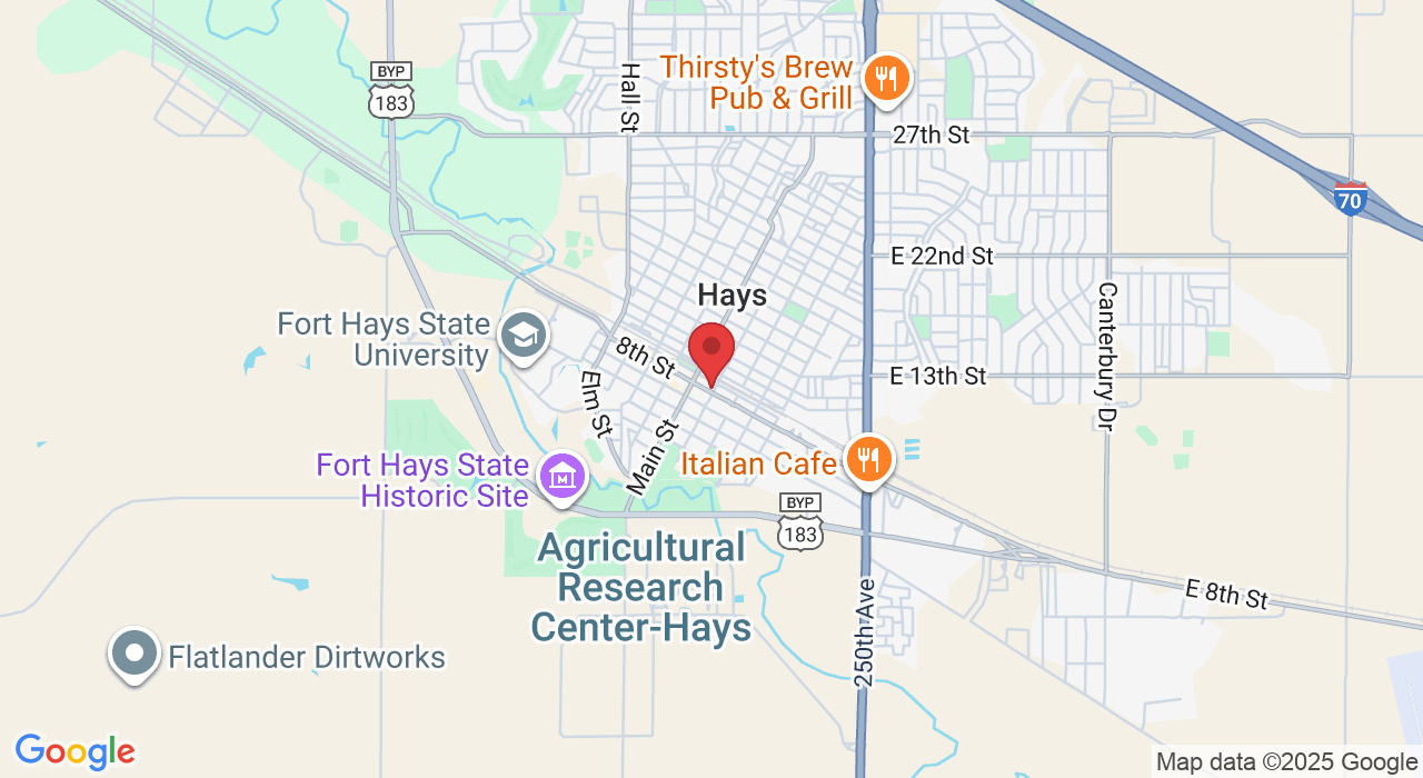 135 E 8th St, Hays, KS 67601, USA
