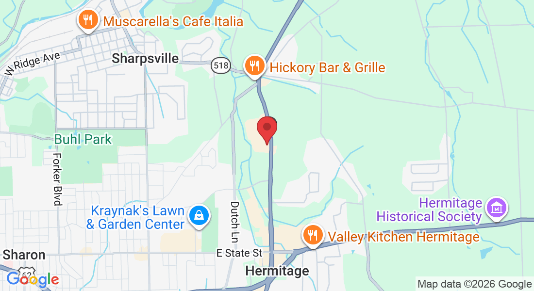 1025 N Hermitage Rd, Hermitage, PA 16148, USA