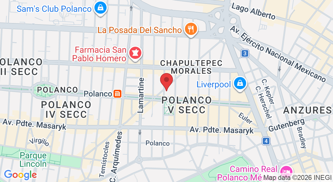 Polanco, Polanco III Secc, 11560 Ciudad de México, CDMX, México