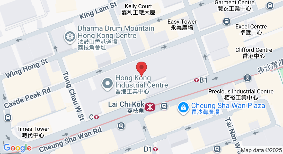 Hong Kong, Lai Chi Kok, Castle Peak Rd, 489-491號, Hong Kong Industrial Centre Block C, 6樓12A室
