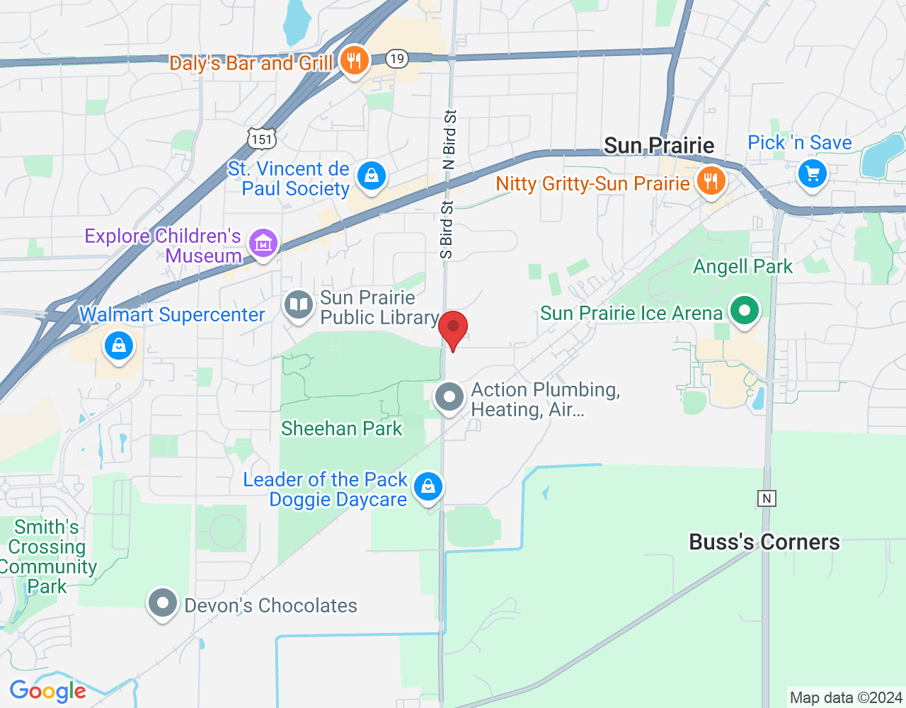 601 S Bird St, Sun Prairie, WI 53590, USA