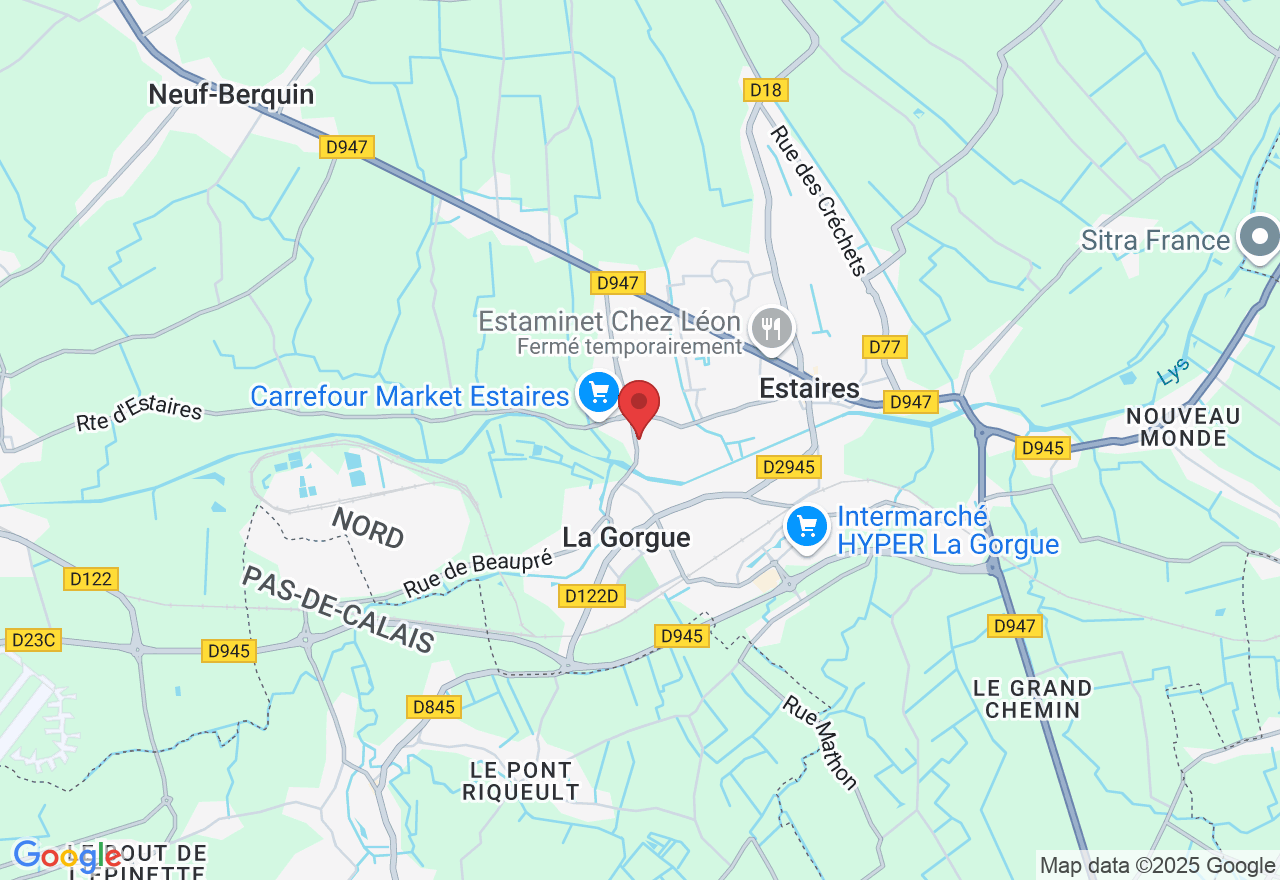33 Rue du Pont de la Lys, 59940 Estaires, France