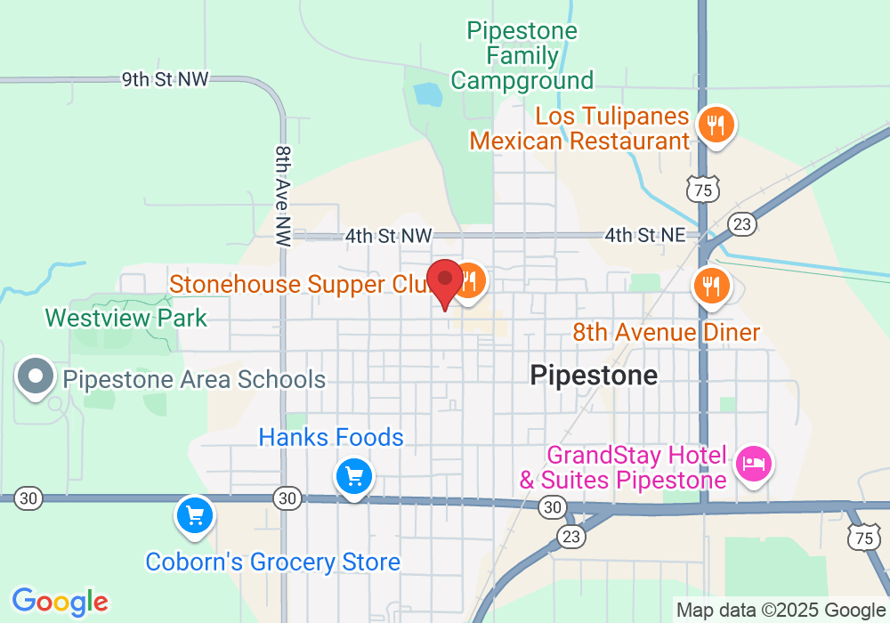 213 Main St W, Pipestone, MN 56164, USA