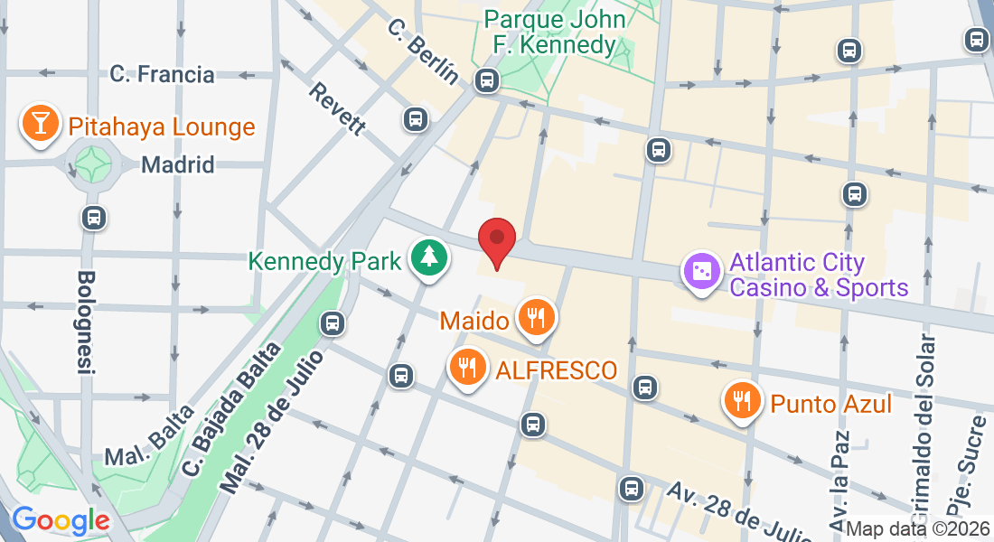 Av. Alfredo Benavides 250, Miraflores 15074, Perú