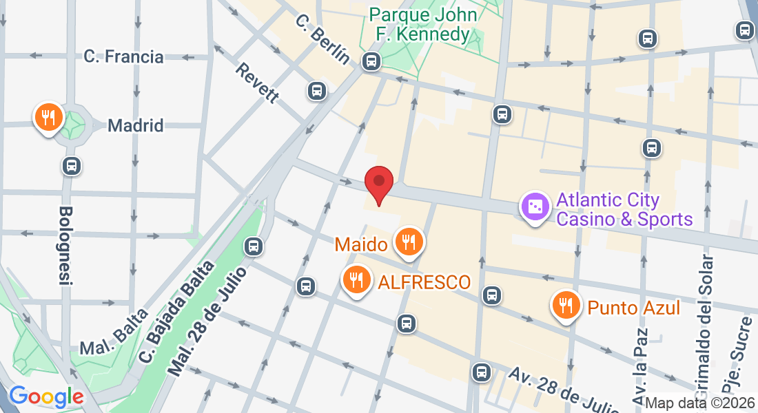 Av. Alfredo Benavides 250, Miraflores 15074, Perú